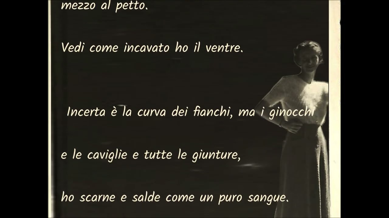 Antonia Pozzi - Canto della mia nudità
