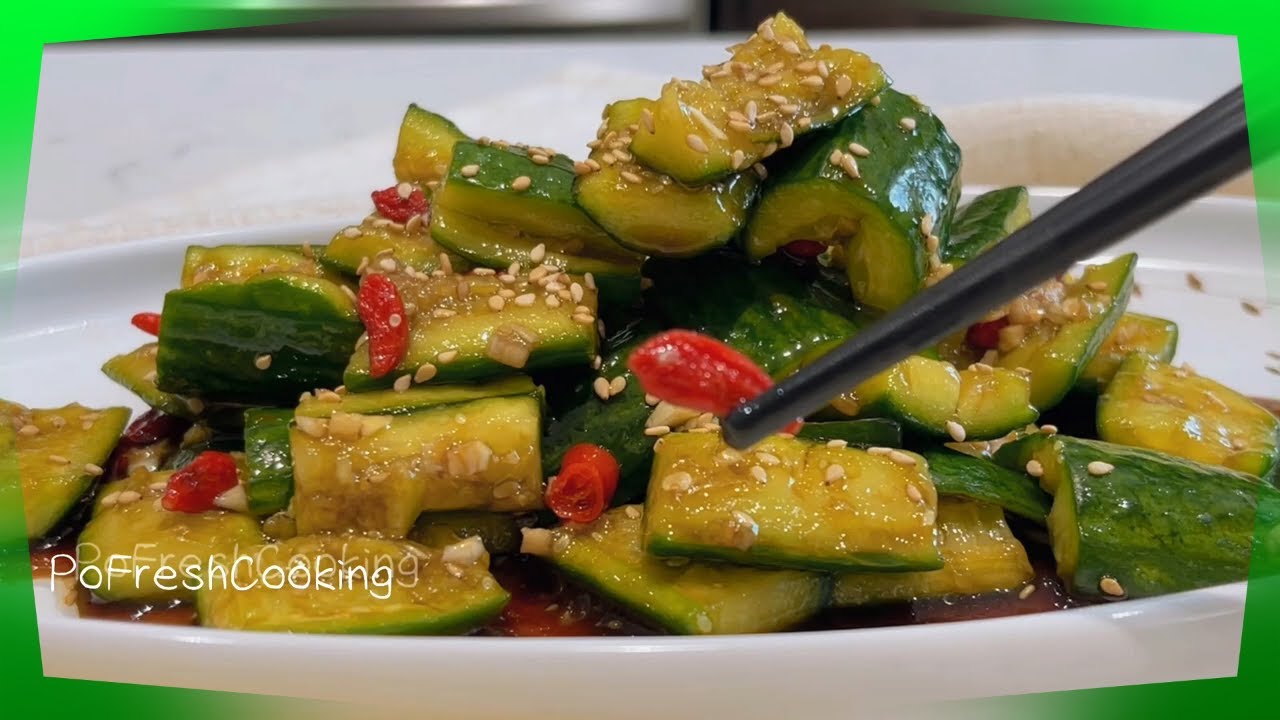 Smacked cucumber 涼拌拍黃瓜 ~ 新做法用什麼來出水 ～ 令黃瓜更清甜爽脆 ～ 連小朋友都很愛吃 ～