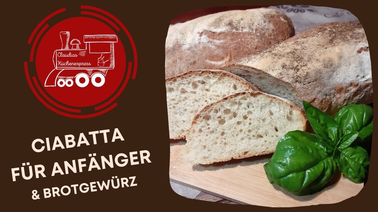 🤩 CIABATTA für Anfänger mit dem passenden BROTGEWÜRZ ... ITALIEN ... Thermomix® TM6,TM5, TM31
