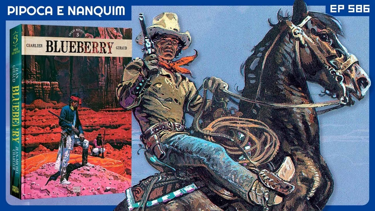 Testemunhe um dos maiores quadrinhos de todos os tempos! BLUEBERRY vol. 3