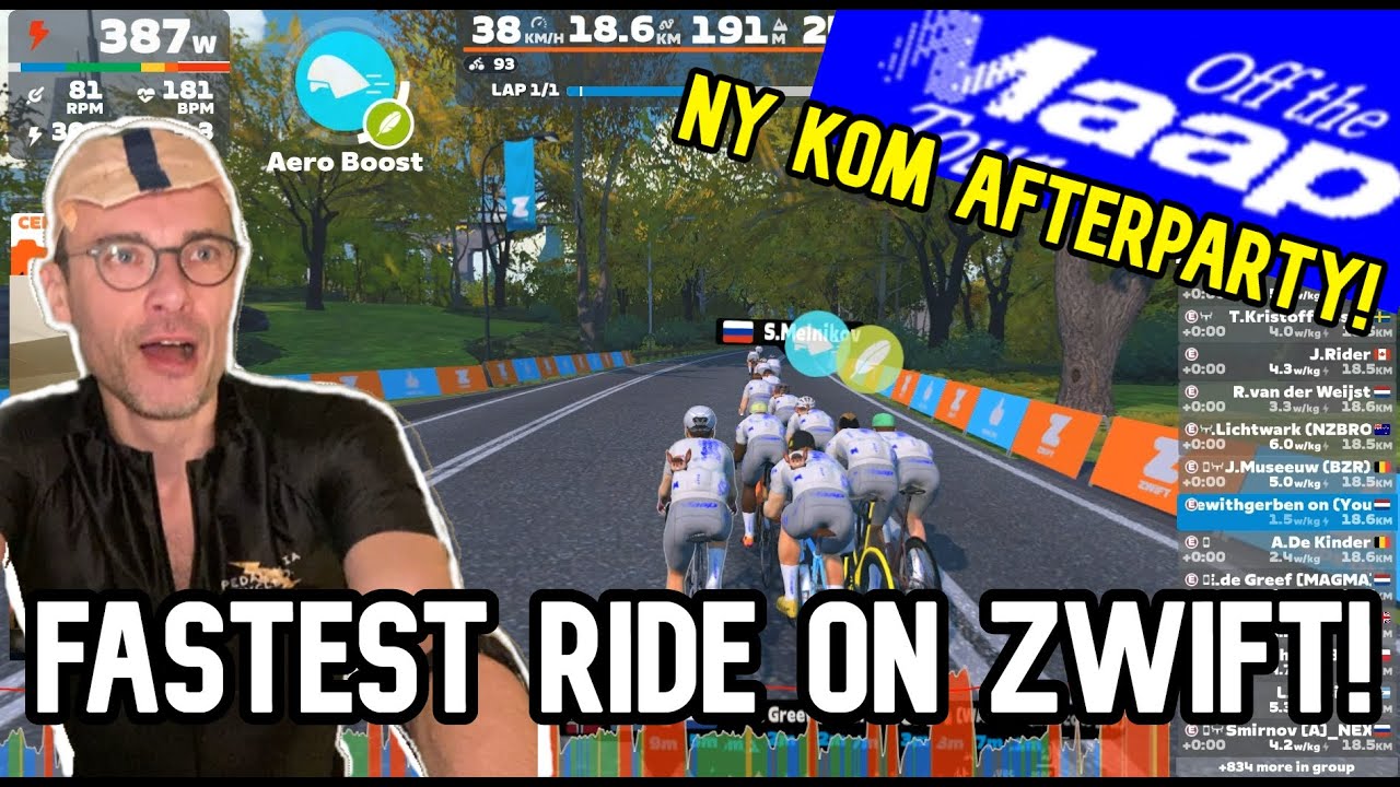 Fastest RACE on Zwift?! | Off The MAAP Stage 2 NYC KOM