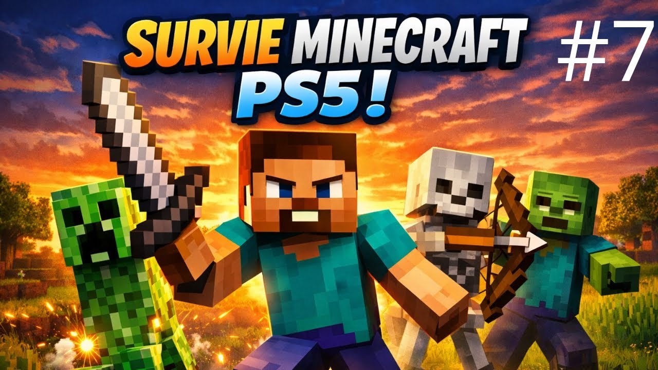 Le combat contre le wither ! Survie Minecraft PS5 #7 