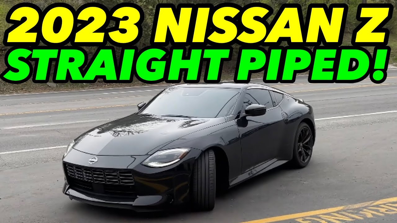 We Straight Piped a 2023 Nissan Z 3.0 Twin Turbo!