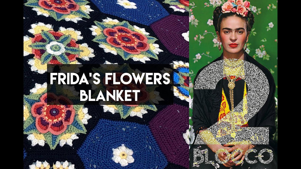 Coperta Frida's Flowers - 2° BLOCCO (Dahlia Bud) - Tutorial Italiano