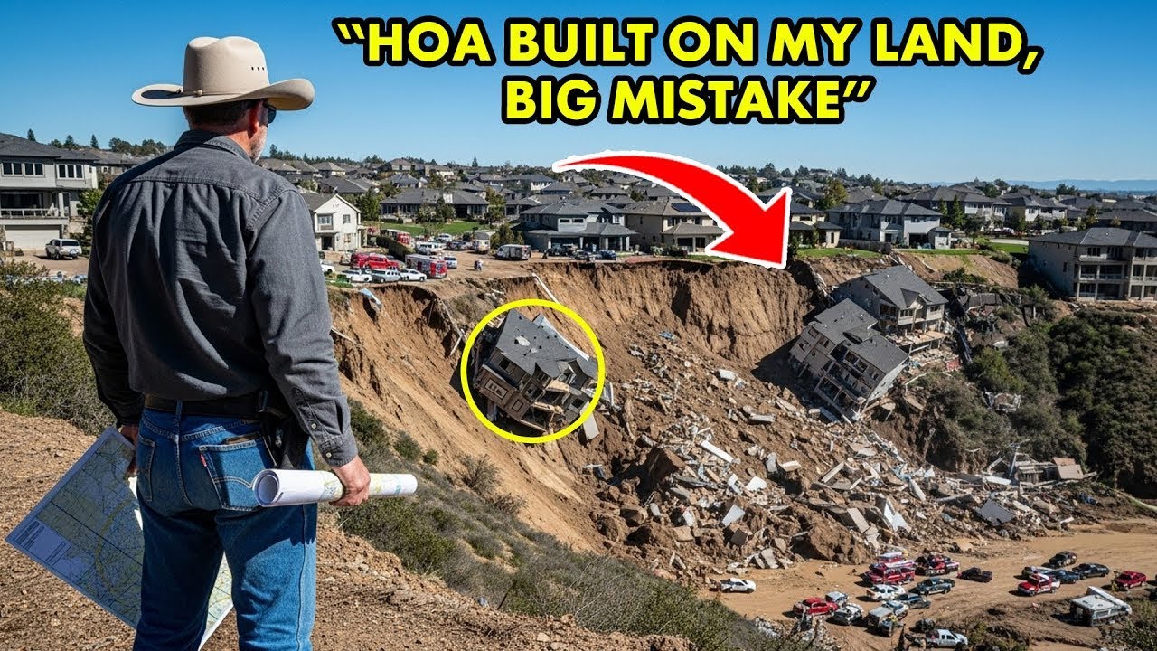 I Warned the HOA Not to Build on My Land — Now They’re Blaming Me for a $10 Million Landslide!