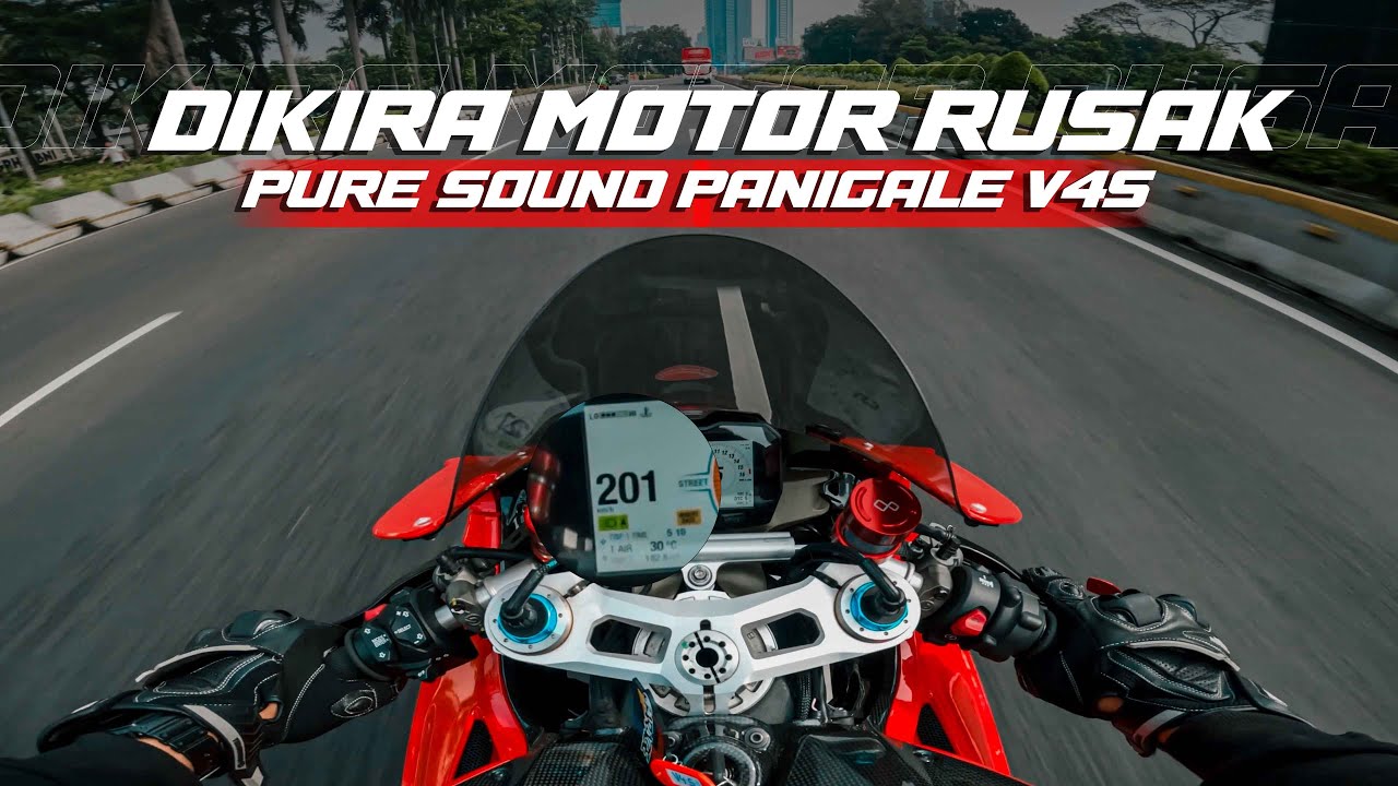 DIKIRA MOTOR RUSAK!! PURESOUND DUCATI PANIGALE V4S