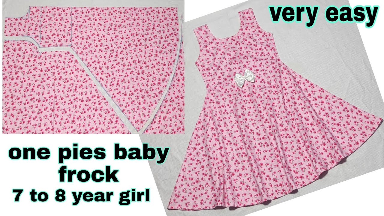 One Piece baby frock cutting and stitching 👗