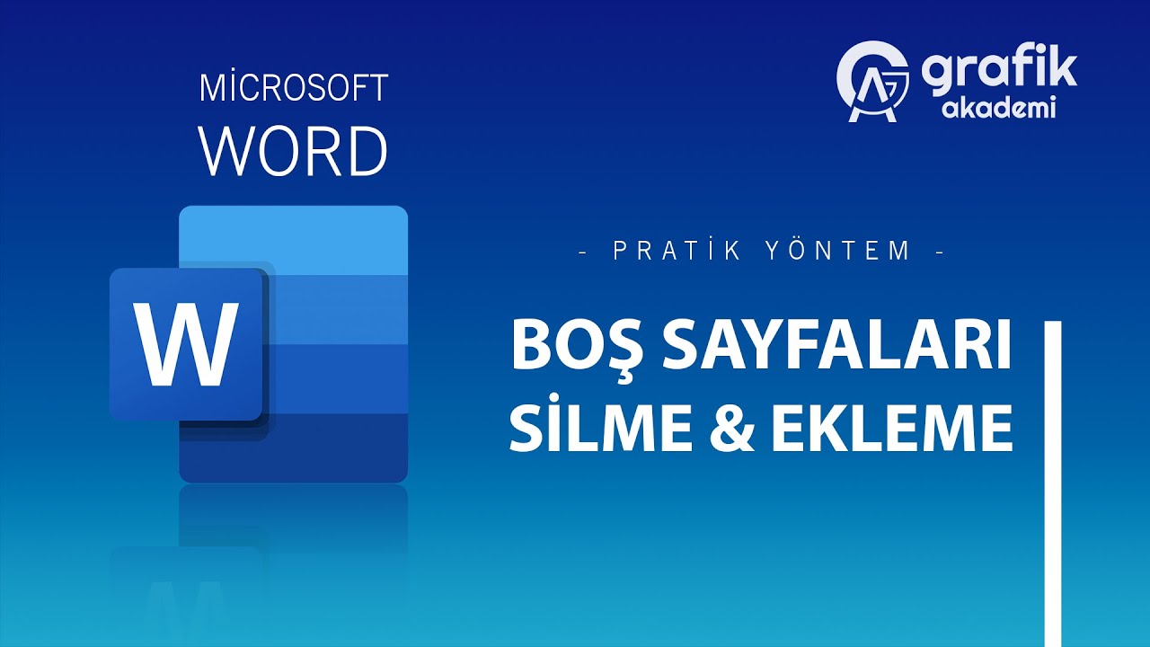 Word’de Boş Sayfa Silme | Microsoft Word Boş Sayfa Nasıl Silinir?