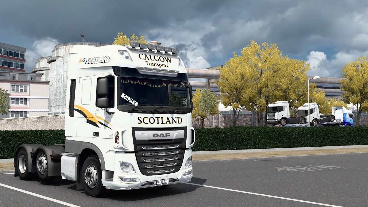 DAF XF 106 | Inverness - Oban | Wielton Trailer DLC