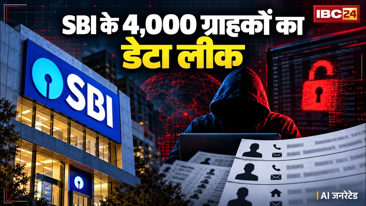 SBI Data Leak: Data of 4,000 SBI customers leaked. Names, numbers, emails, and addresses availabl...