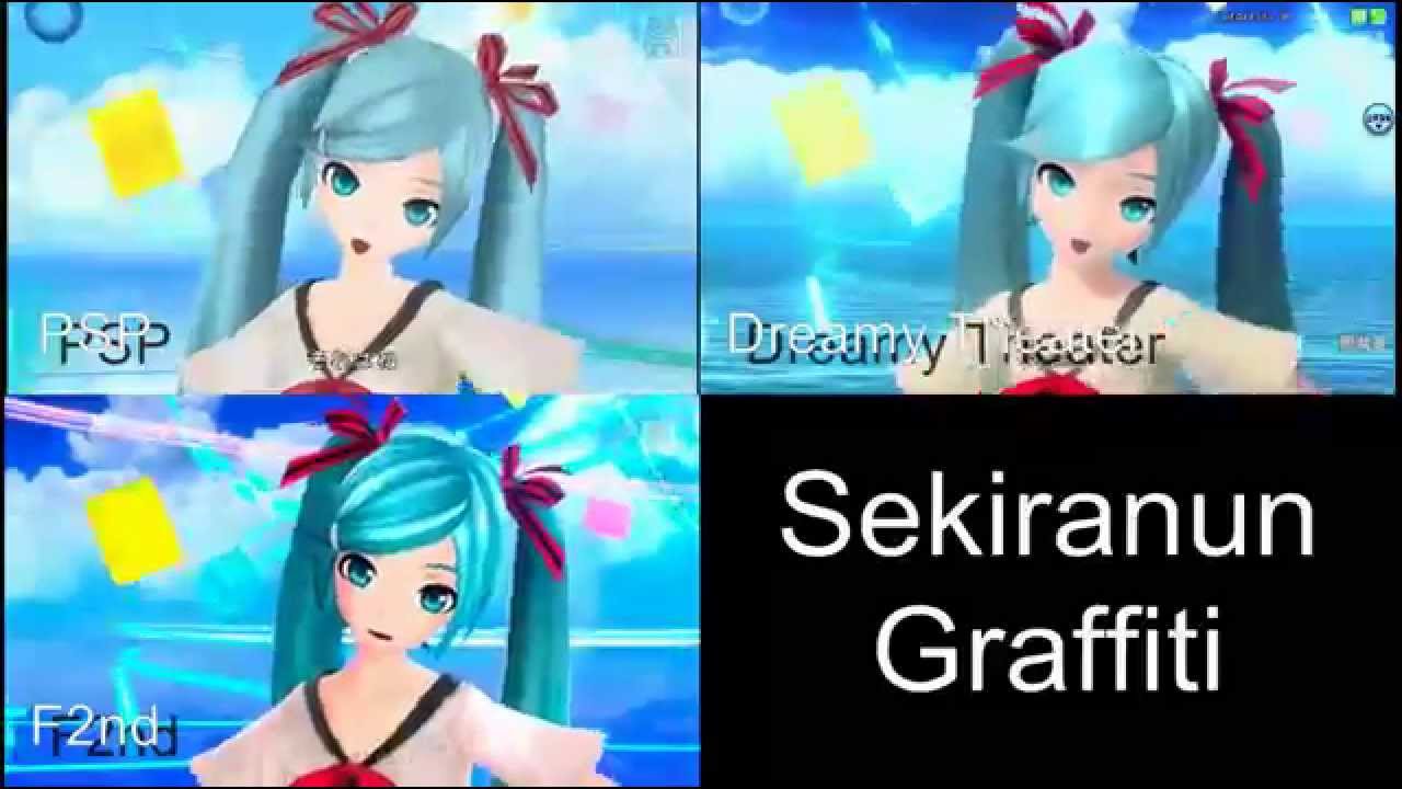 Sekiranun Graffiti Project Diva F2nd [DLC] PV Comparison