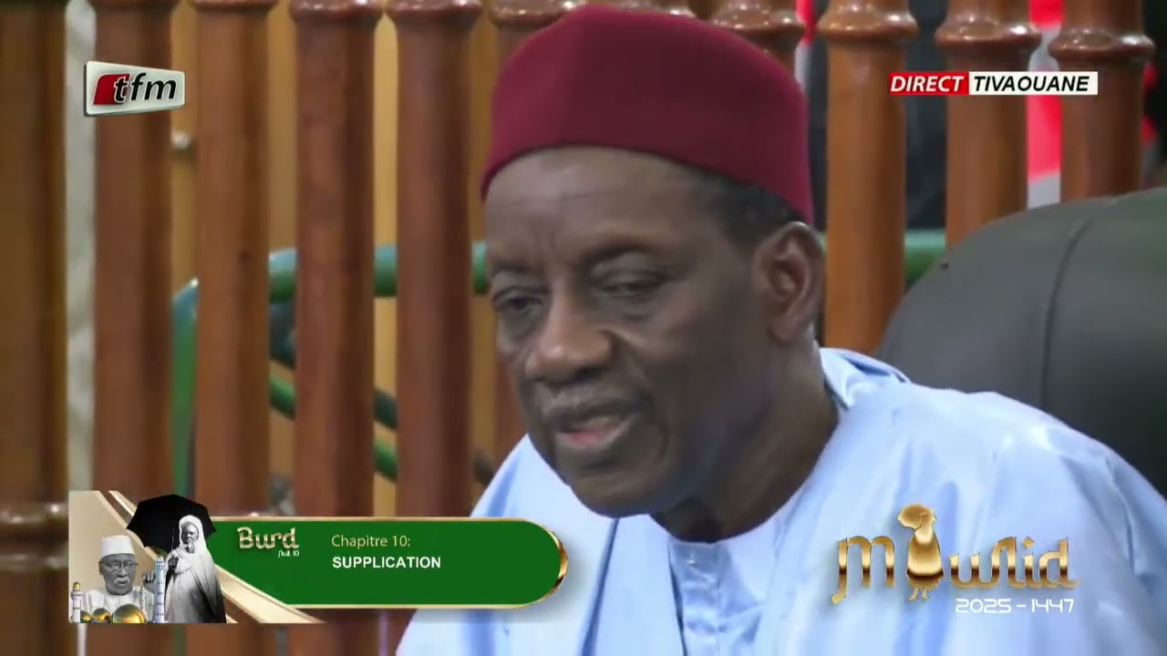 Clôture BUURD MAWLID 2025 ZAWIYA SEYDIL HADJ MALICK RTA : message de Serigne Maodo SY DABAKH