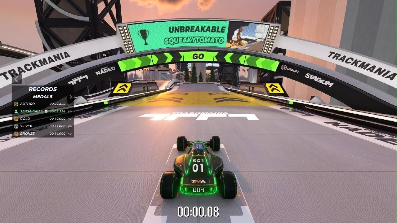 Trackmania U10S_30 Author Medal