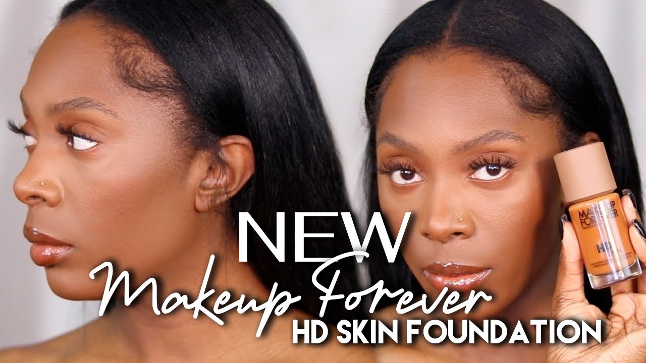 *NEW* MAKE UP FOR EVER HD SKIN FOUNDATION REVIEW ON DARK SKIN | INITIAL REVIEW | thefashionceesta