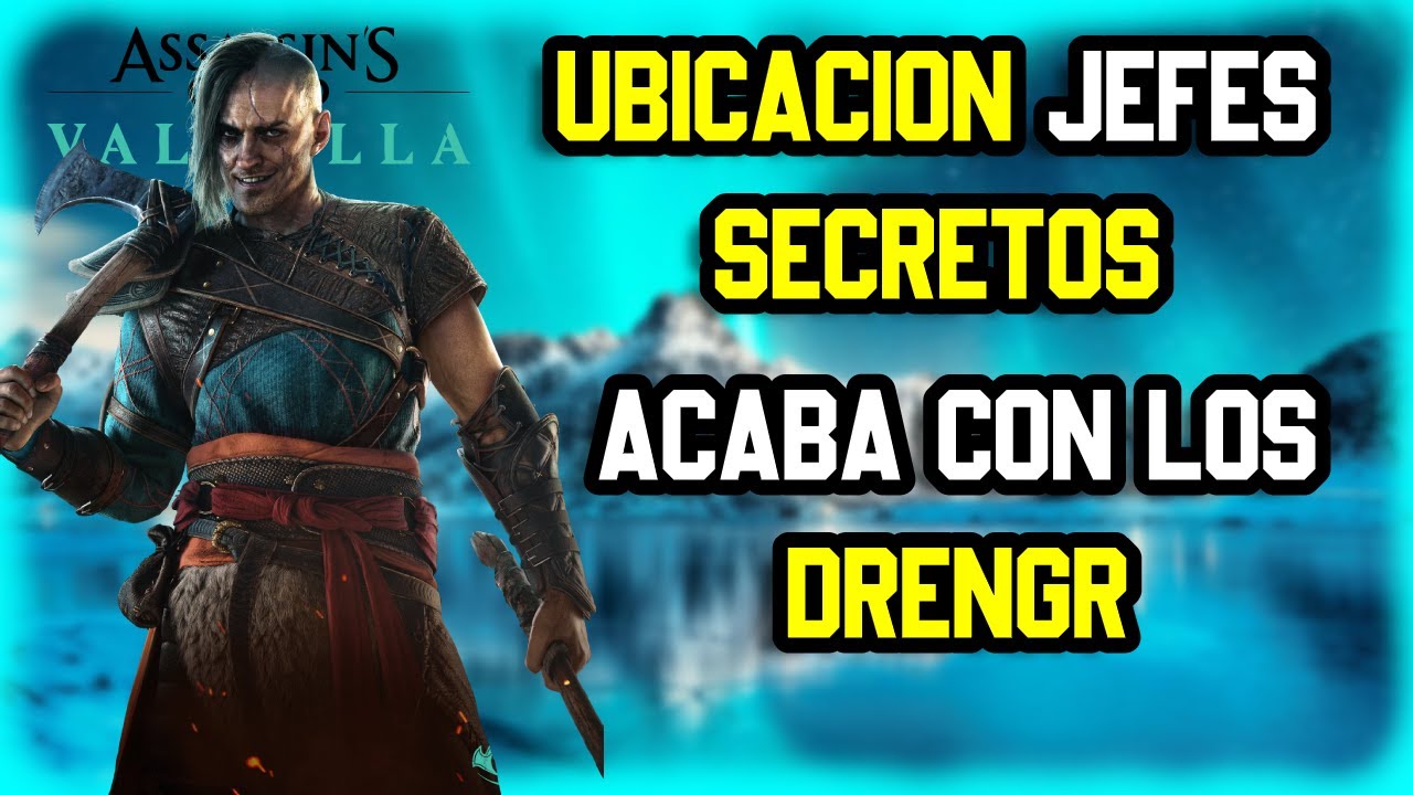 🔥 JEFES SECRETOS en  ASSASIN´S CREED VALHALLA 🔥 DRENGR en ASSASIN´S CREED VALHALLA