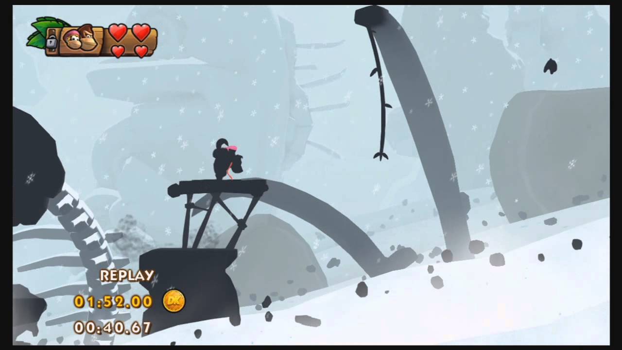 6-6 Cliffside Slide World Record: Donkey Kong Country Tropical Freeze