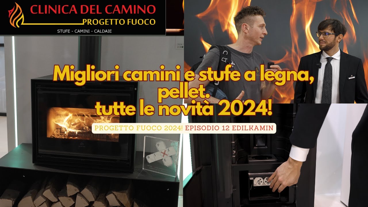 Migliori camini e stufe a legna? Progetto fuoco 2024! tutte le novità!  EdilKamin pt 12