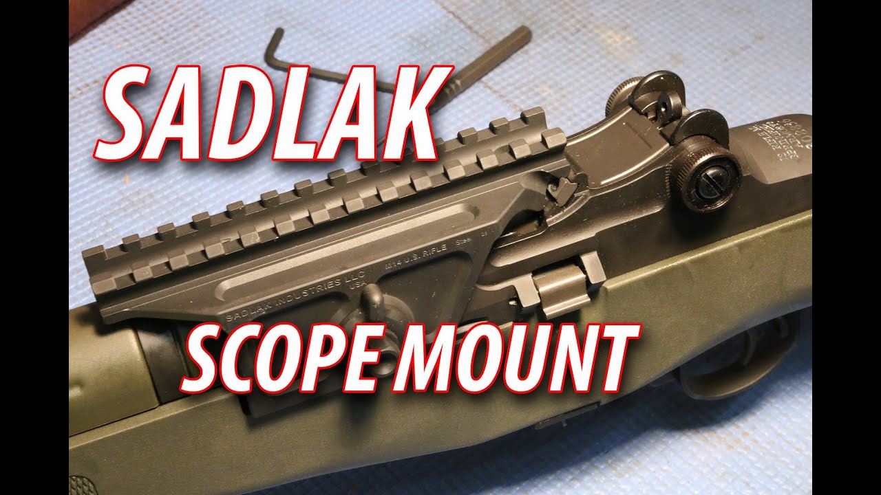 How to Install the SADLAK Scope Mount M1A or M14 Springfield