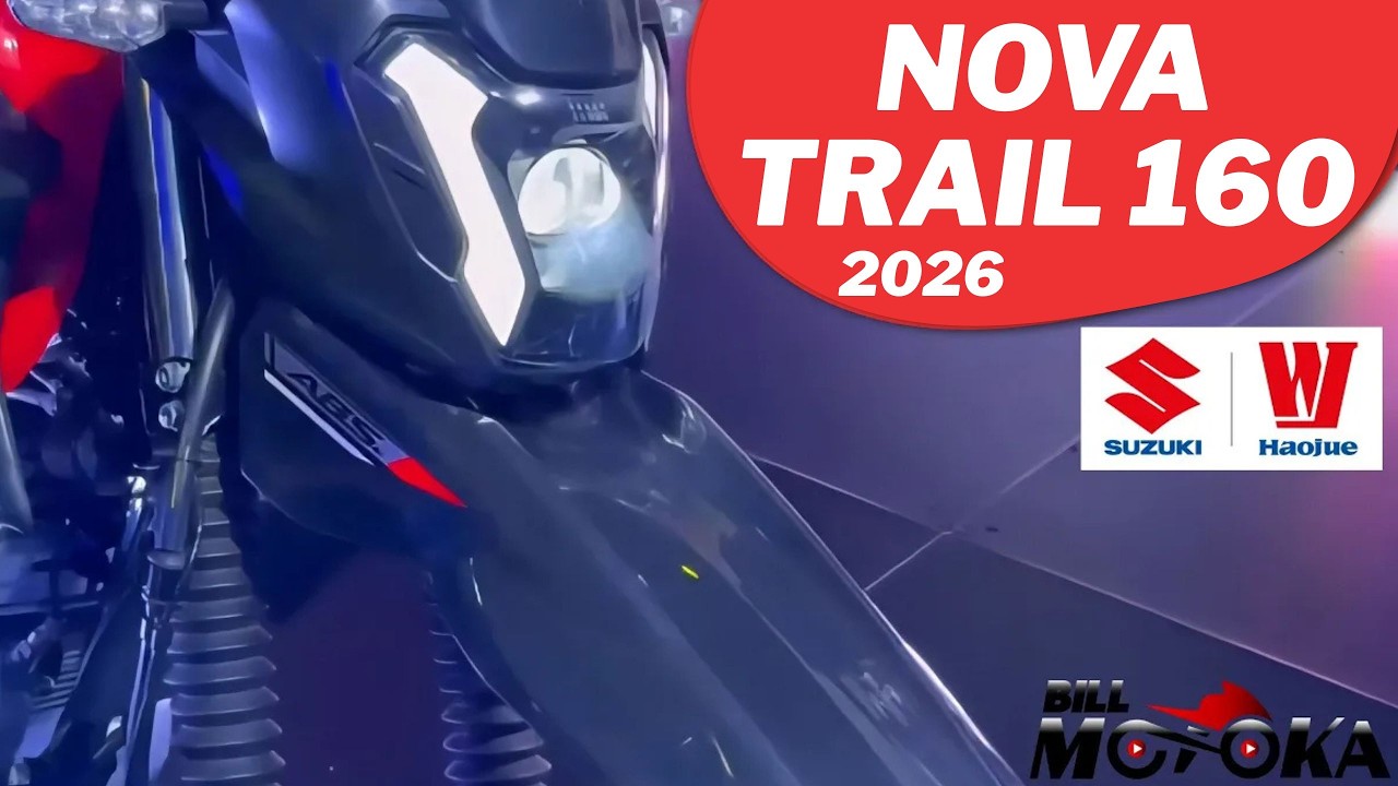 Nova TRAIL 160 SUZUKI/HAOJUE é LANÇADA nos países vizinhos, será que teremos no BR ainda em 2026?