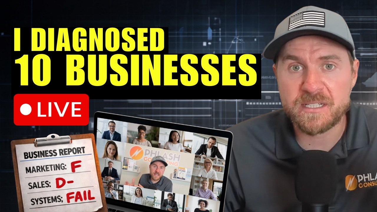 I Diagnosed 10 Businesses Live....Here’s What’s Actually Holding Them Back