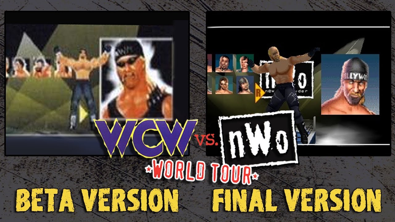 WCW vs. nWo World Tour / Virtual Pro Wrestling 64 - Beta vs. Final Comparison
