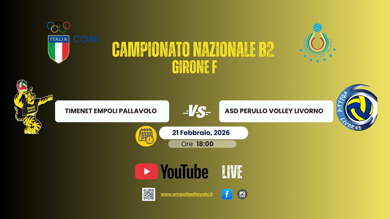 TIMENET EMPOLI  - PERULLO VOLLEY LIVORNO * Campionato Nazionale B2 Girone F *