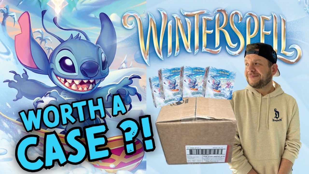 Распаковка кейса Disney Lorcana Winterspell Trove – стоит ли покупать целый кейс?!