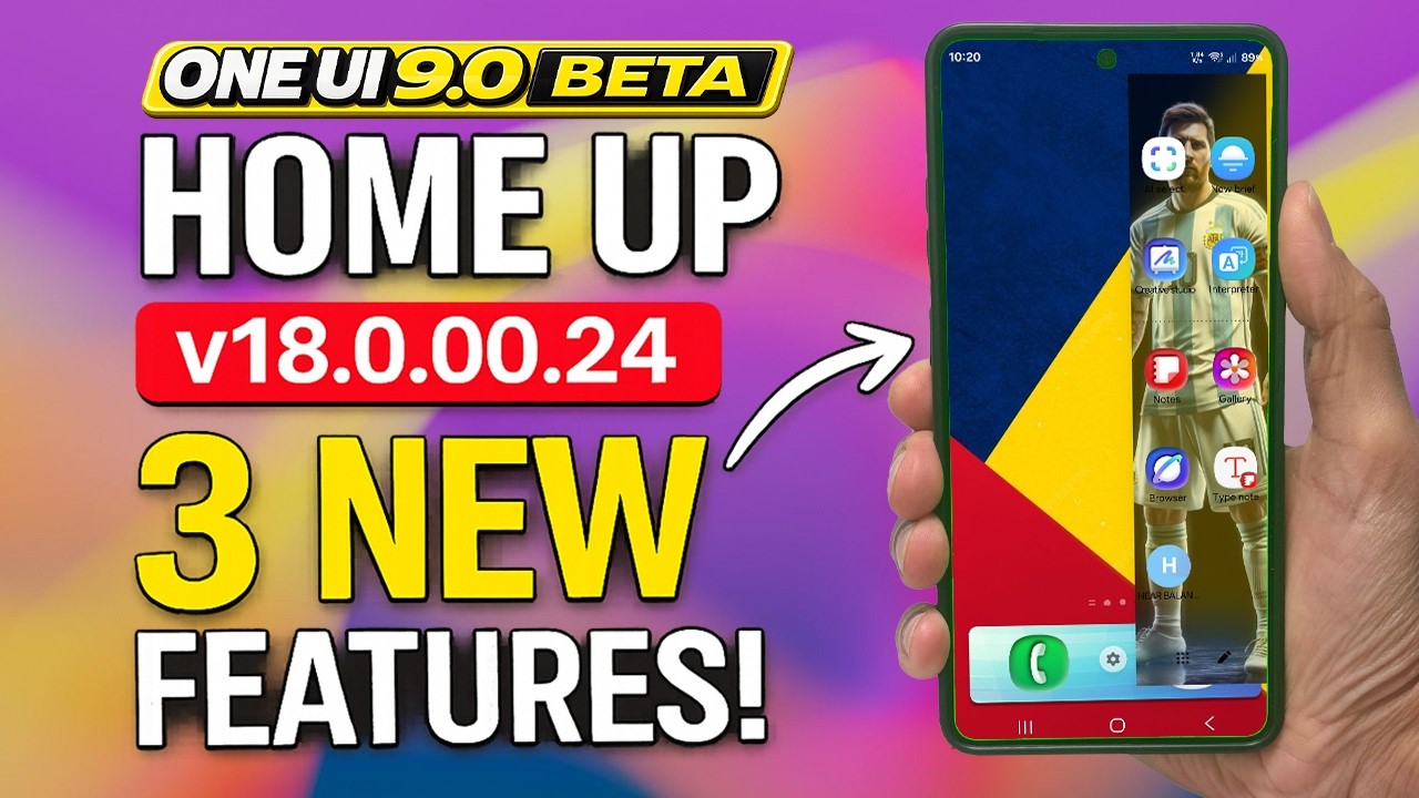 🚨 Beta-версия Home Up для One UI 9 УЖЕ ДОСТУПНА! 😱 НОВАЯ настройка Edge-панели + многое другое!