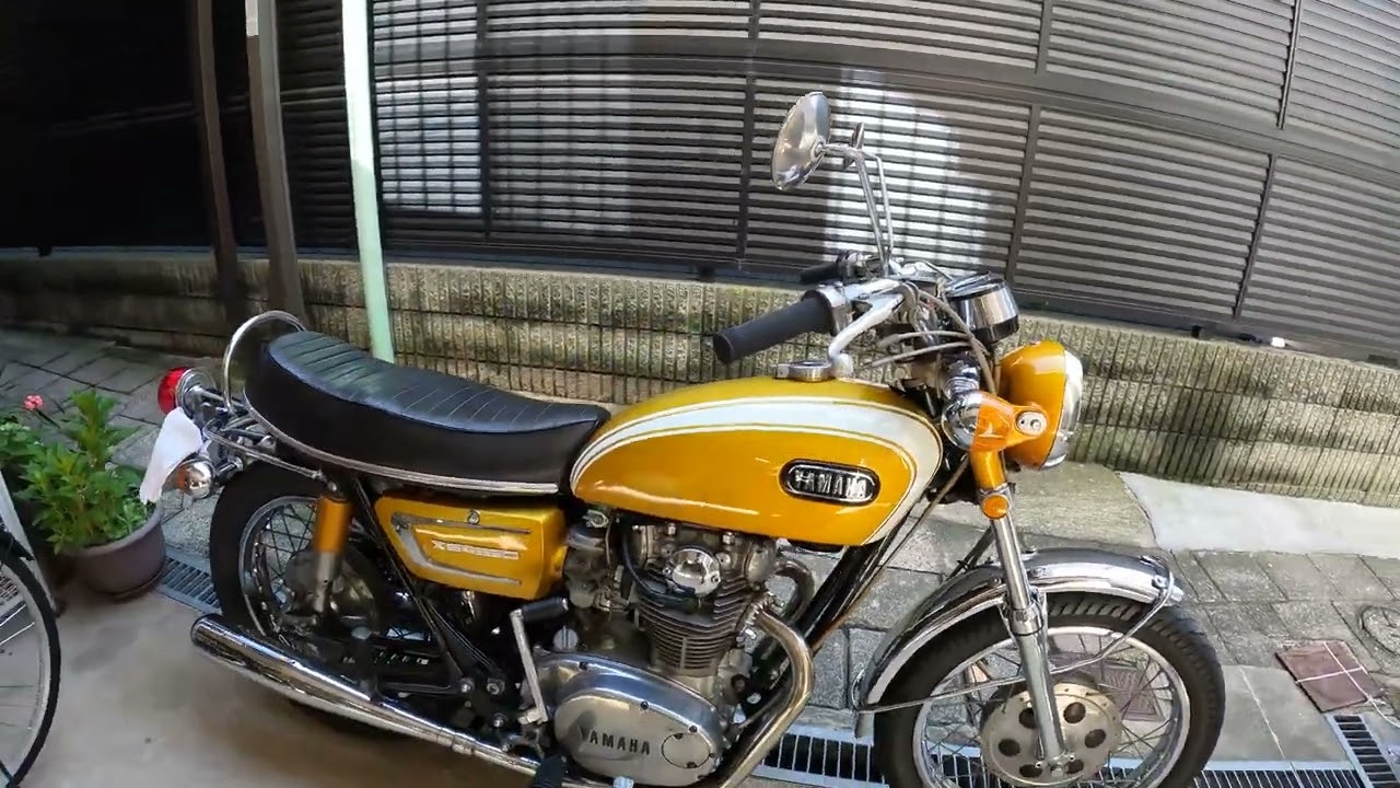 ヤマハ XS650 US仕様 1970年式　エンジン始動