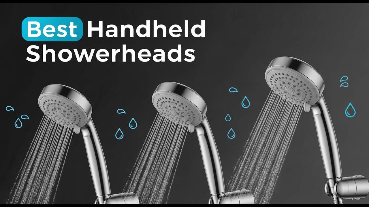 TOP 5 Best Handheld Showerheads 2026 | Best bathroom accessories