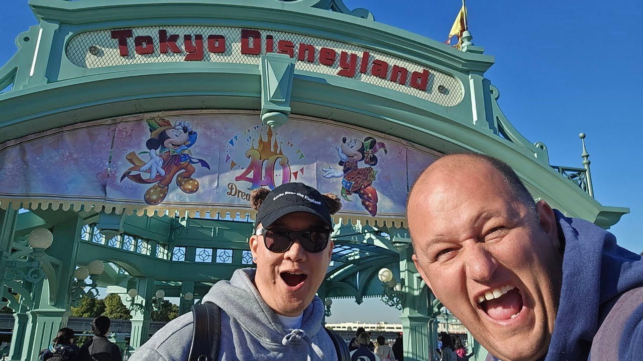 Enjoying Tokyo Disneyland almost 2 years later with @KodaBeartheExplorer
