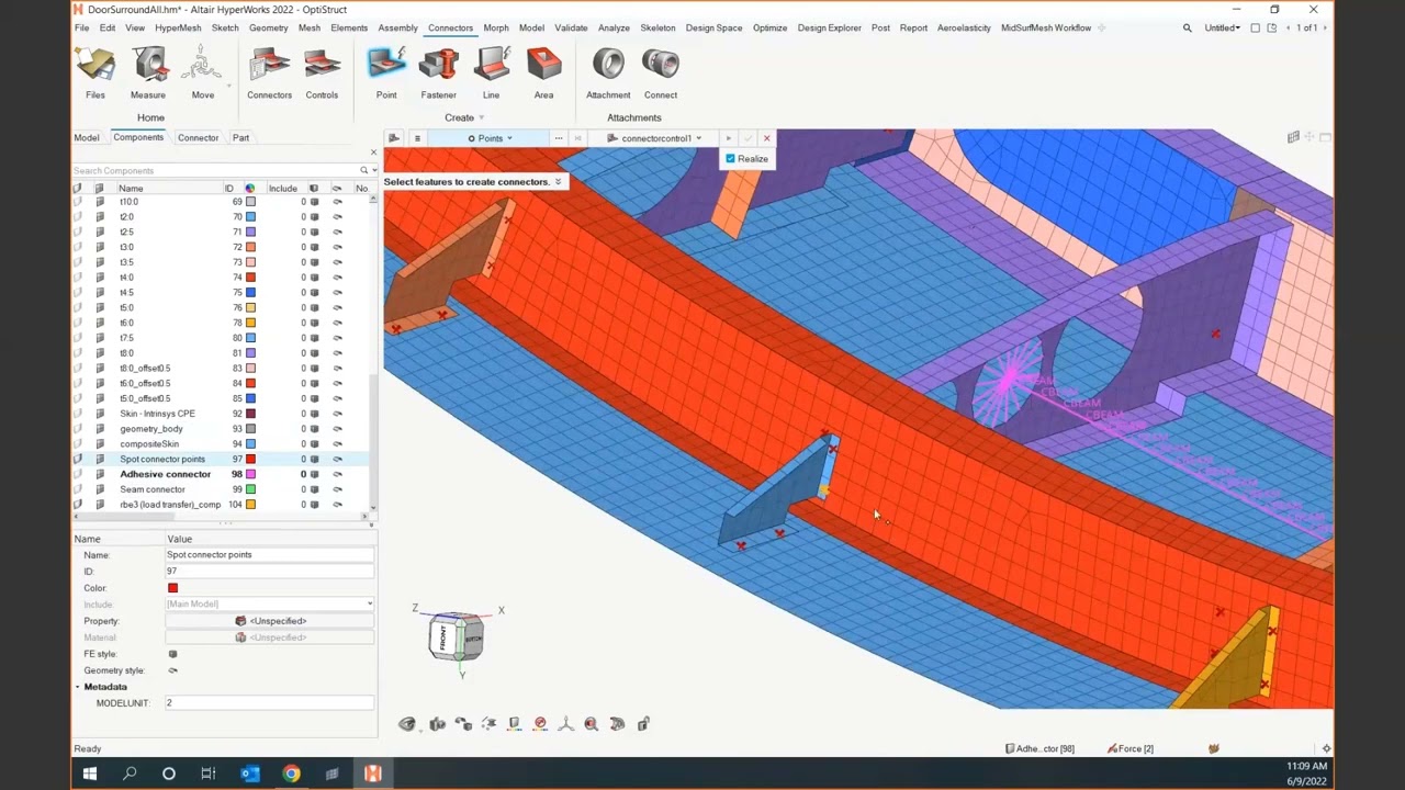 EP 9: Connectors in HyperWorks 2022