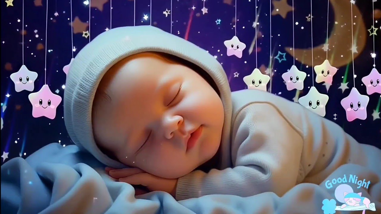 Baby Sleep Instantly in 3 Minutes 🍼💤 Calming Sleep Music 🌙 Soft Piano | Mozart & Brahms Lullaby