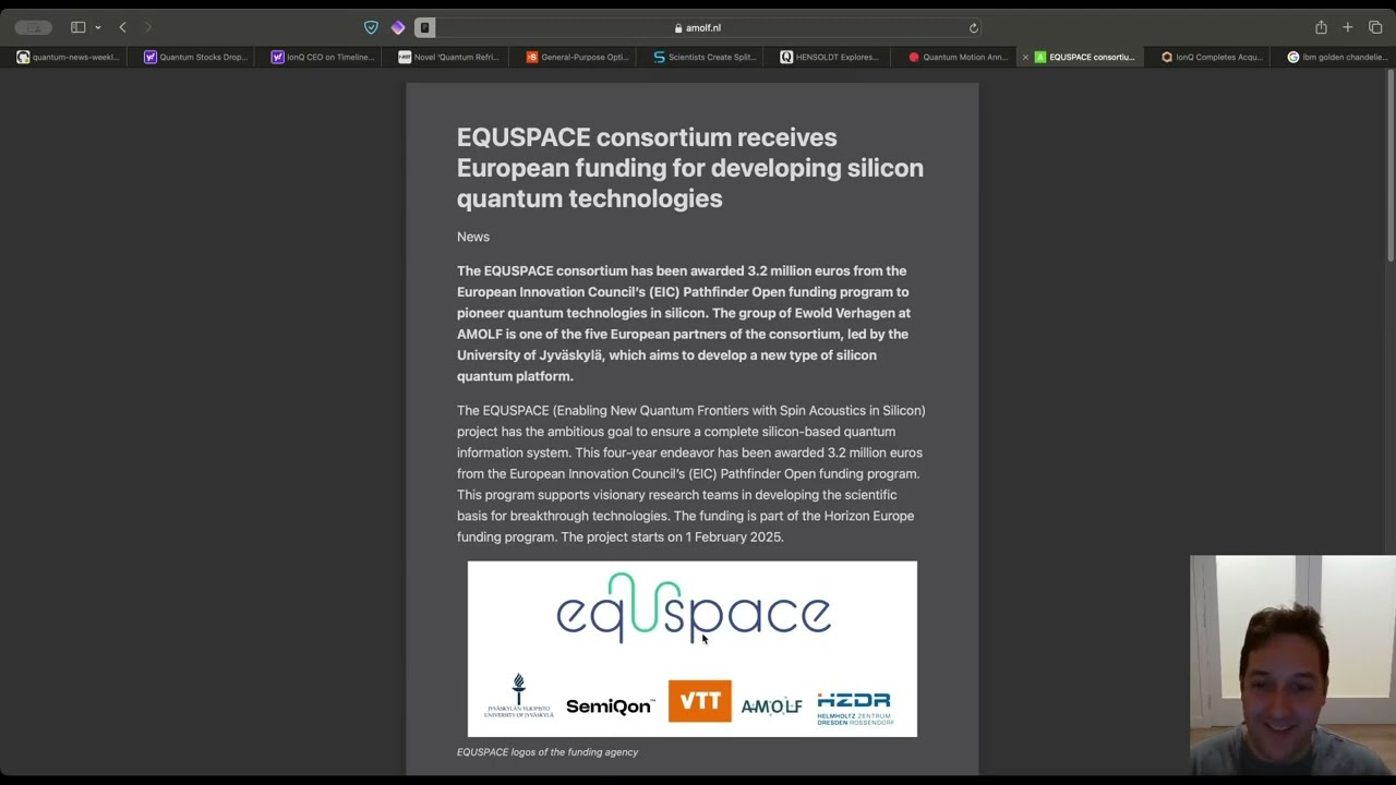 Weekly Quantum Computing Recap (01/11/25): Stocks Plummet,