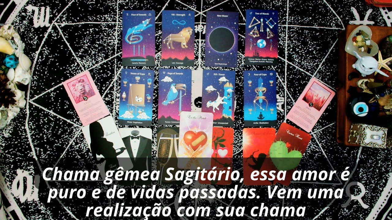 Chama gêmea Sagitário, essa amor é puro e de vidas passadas. Vem uma realização com sua chama