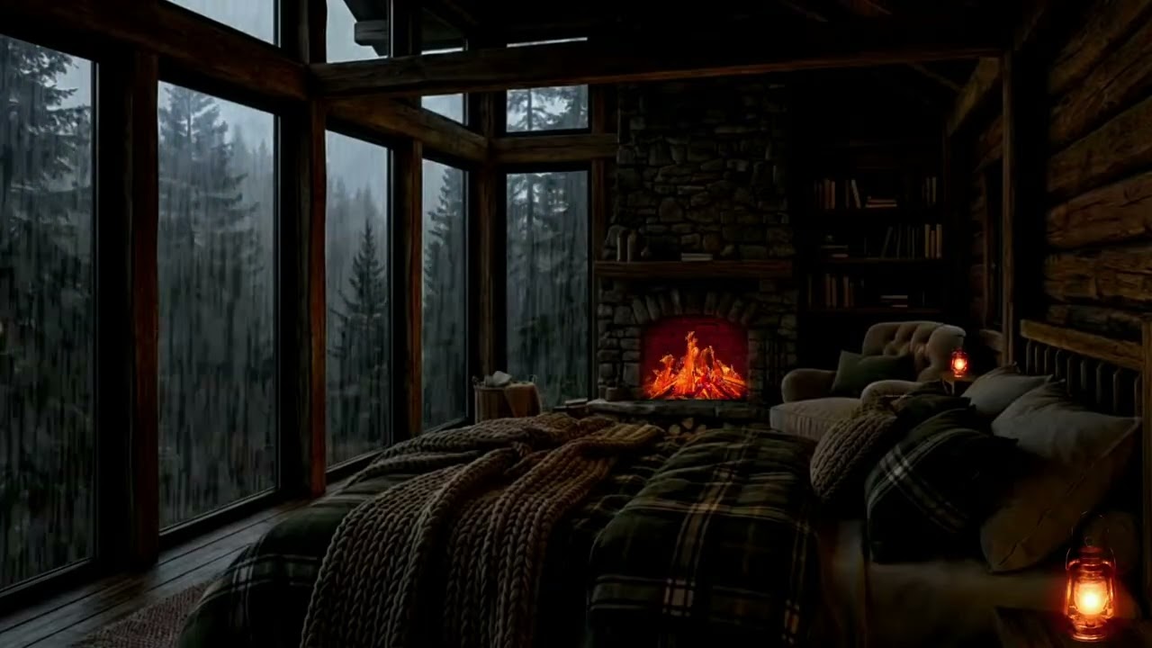 AD FREE| Rain andThunderstorm Sounds to Beat Your Insomnia🌧️  #sleepsounds #asmr #ambience