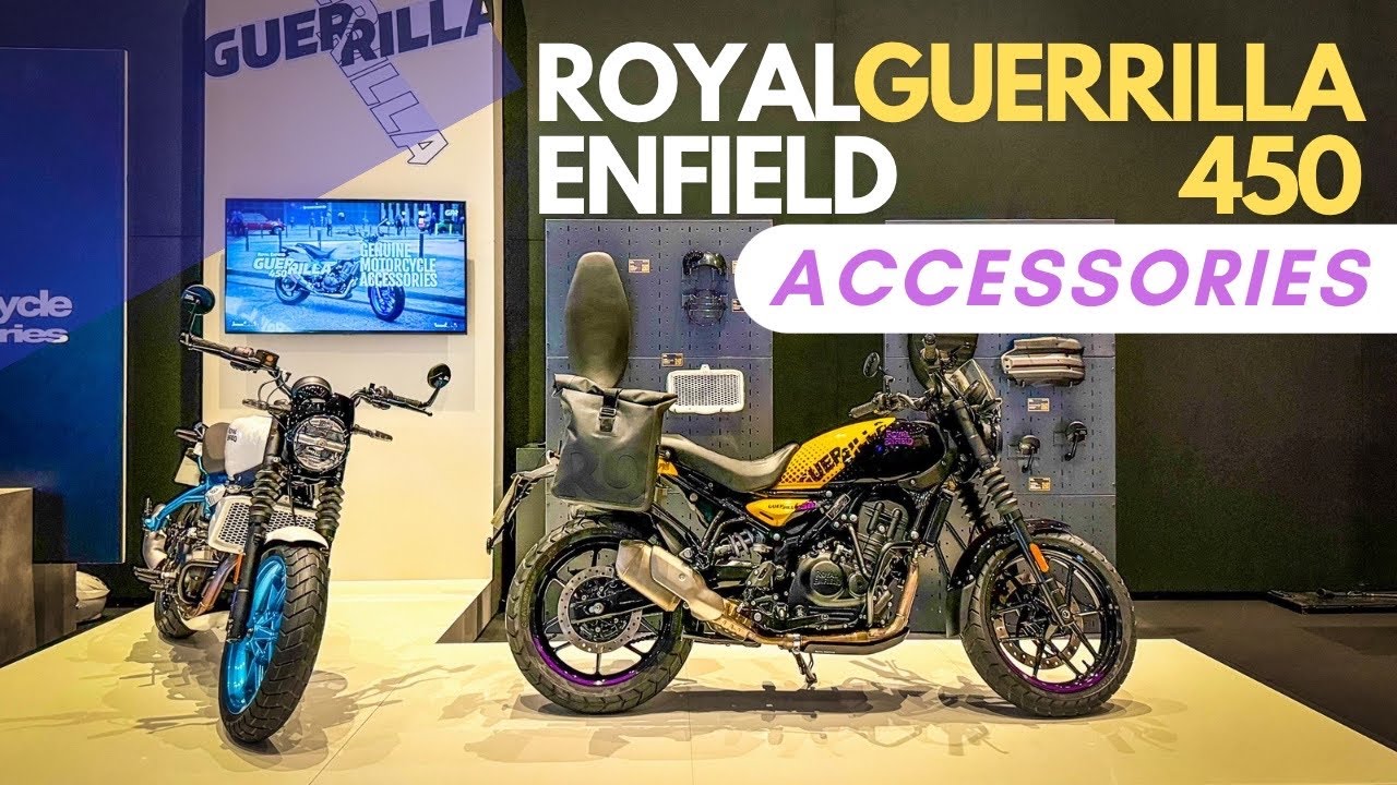 Royal Enfield Guerrilla 450: Accessories and add-ons