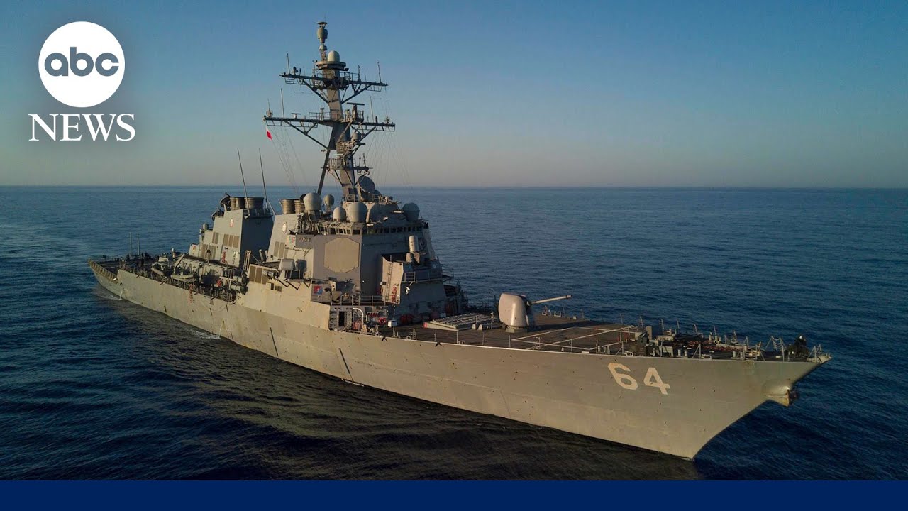 LIVE: Defense Department officials deliver remarks on Navy destroyer missile incident | ABC News