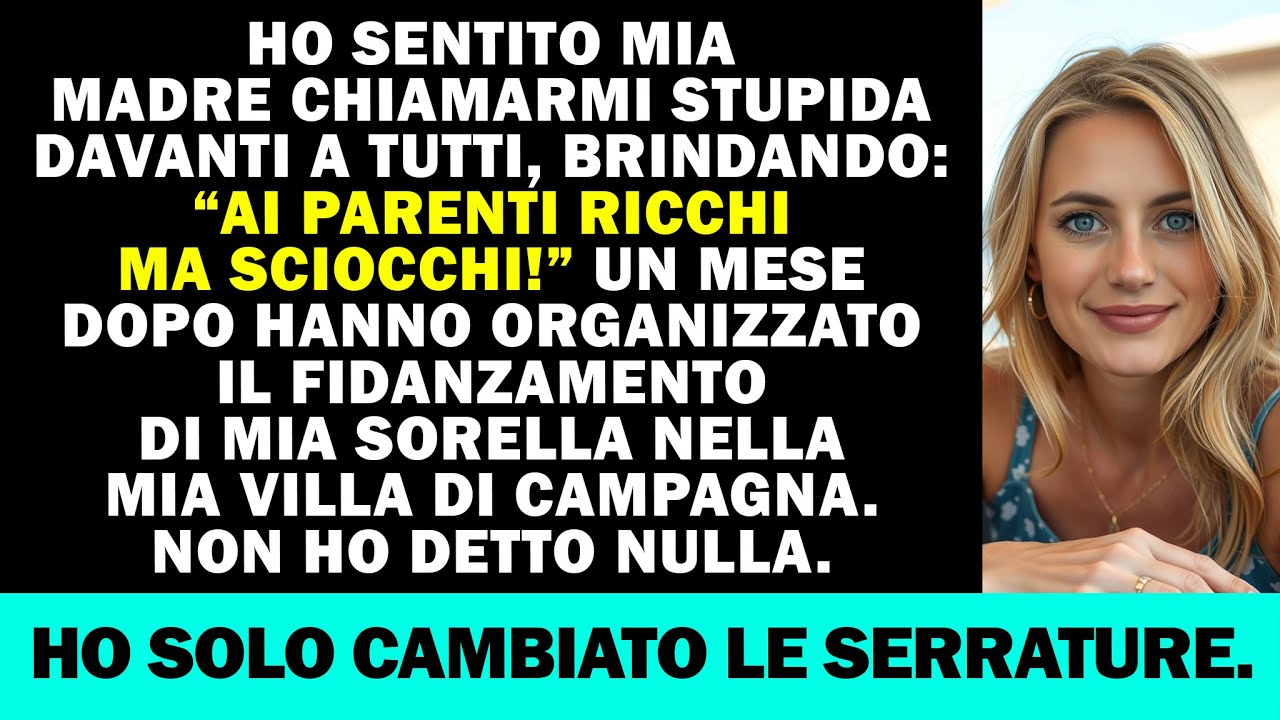 Ho sentito mia madre chiamarmi stupida. Poi la festa a casa mia, ma io…