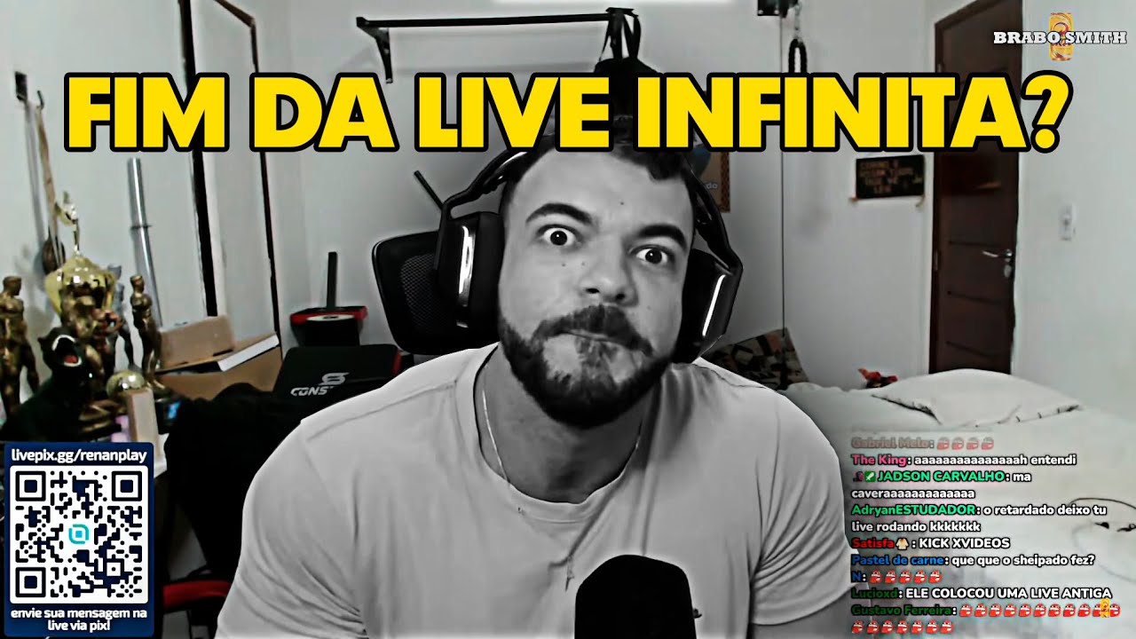RENAN LEVA BAN PERMANENTE NA TWITCH POR CAUSA DO SHEIPADO E BOTA LIVE INFINITA EM RISCO
