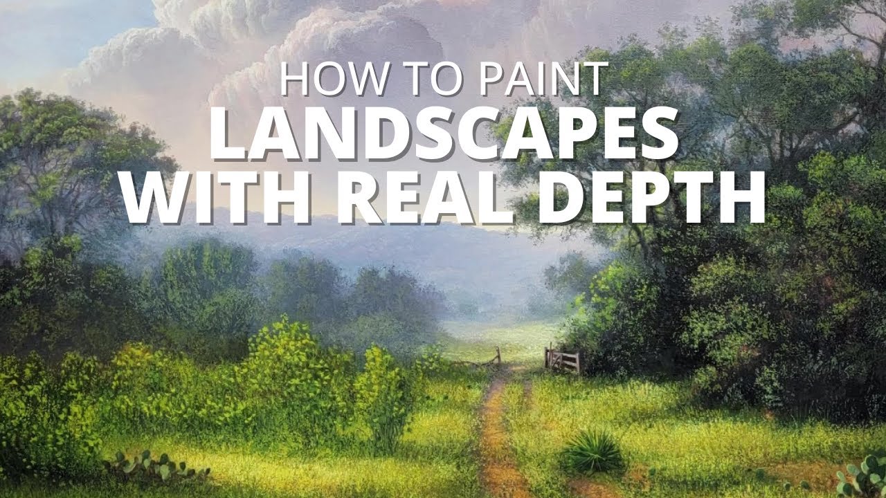 How to paint REALISTIC landscapes [Part 3]