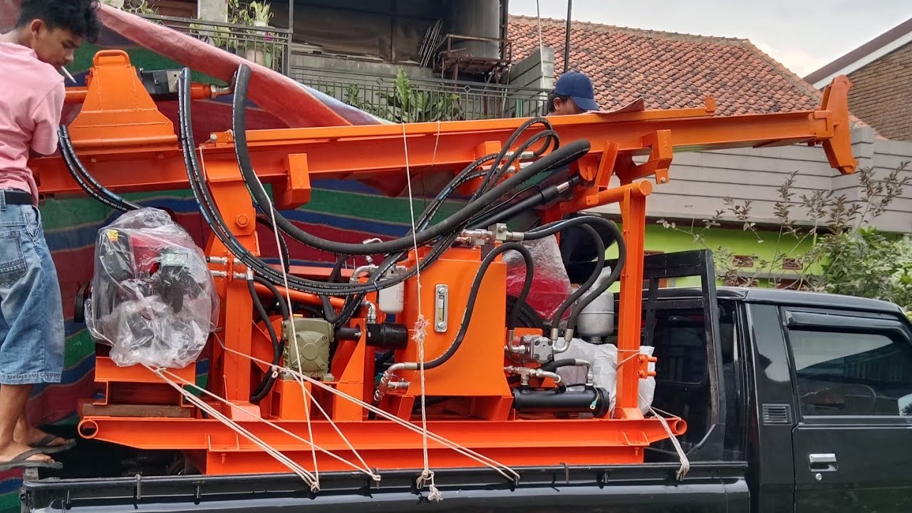 Review Mesin Bor Hidrolik Jacro / jekro 175 harga 145 juta.