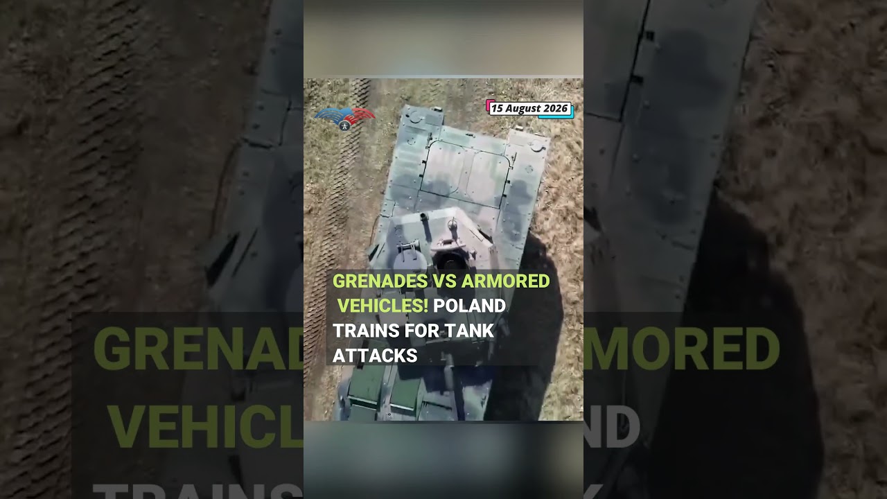 Польские солдаты учатся атаковать бронетехнику гранатами!