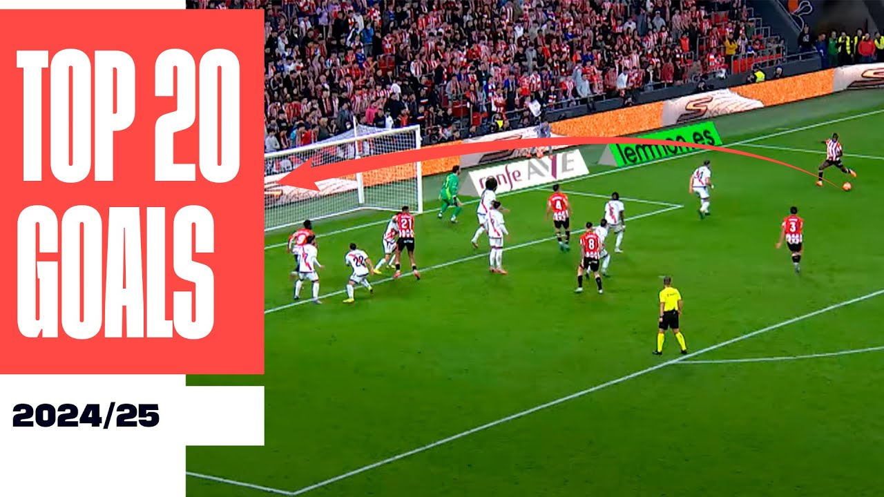 ¡LOS MEJORES 20 GOLES de LALIGA EA SPORTS 2024/25! ⚽💥