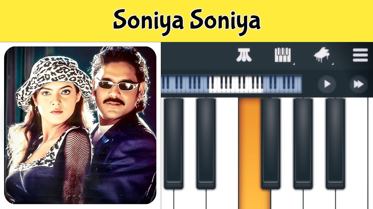 Soniya Soniya Piano Tutorial with Notes | Ratchagan | Beginner Piano Tutorial