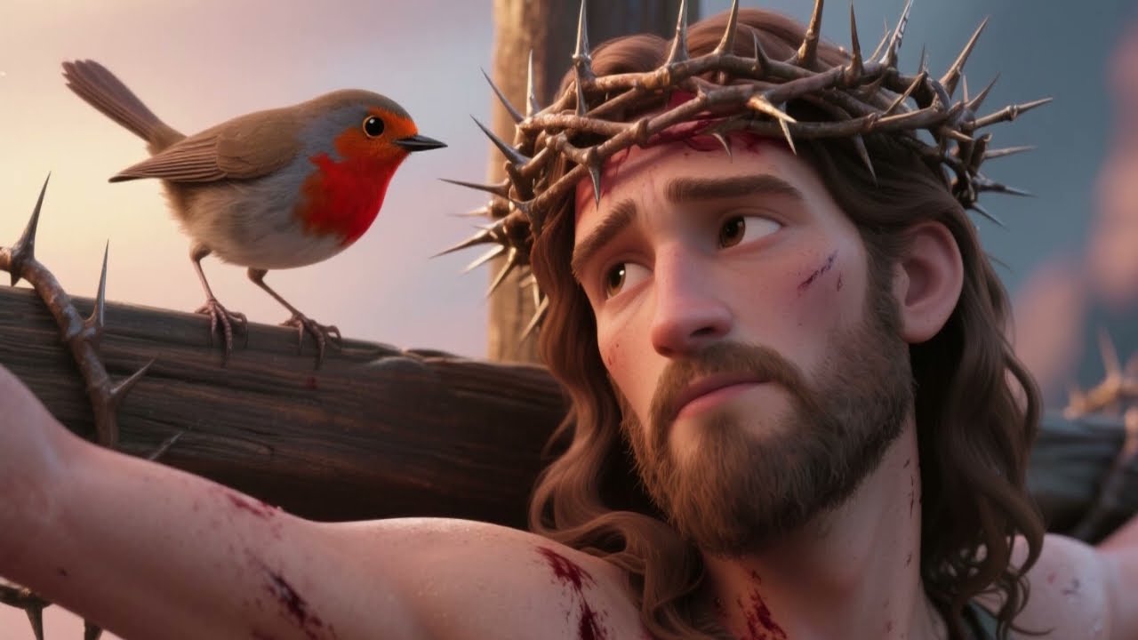 Il Pettirosso e la corona di spine di Gesù