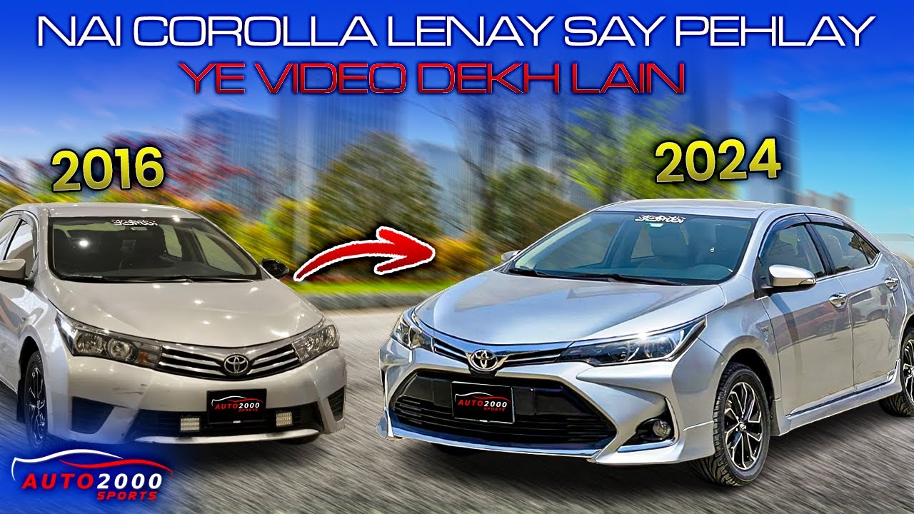 Toyota Corolla 2016 to Corolla X Modification | Toyota Corolla Facelift Conversion🔥 | Auto2000Sports