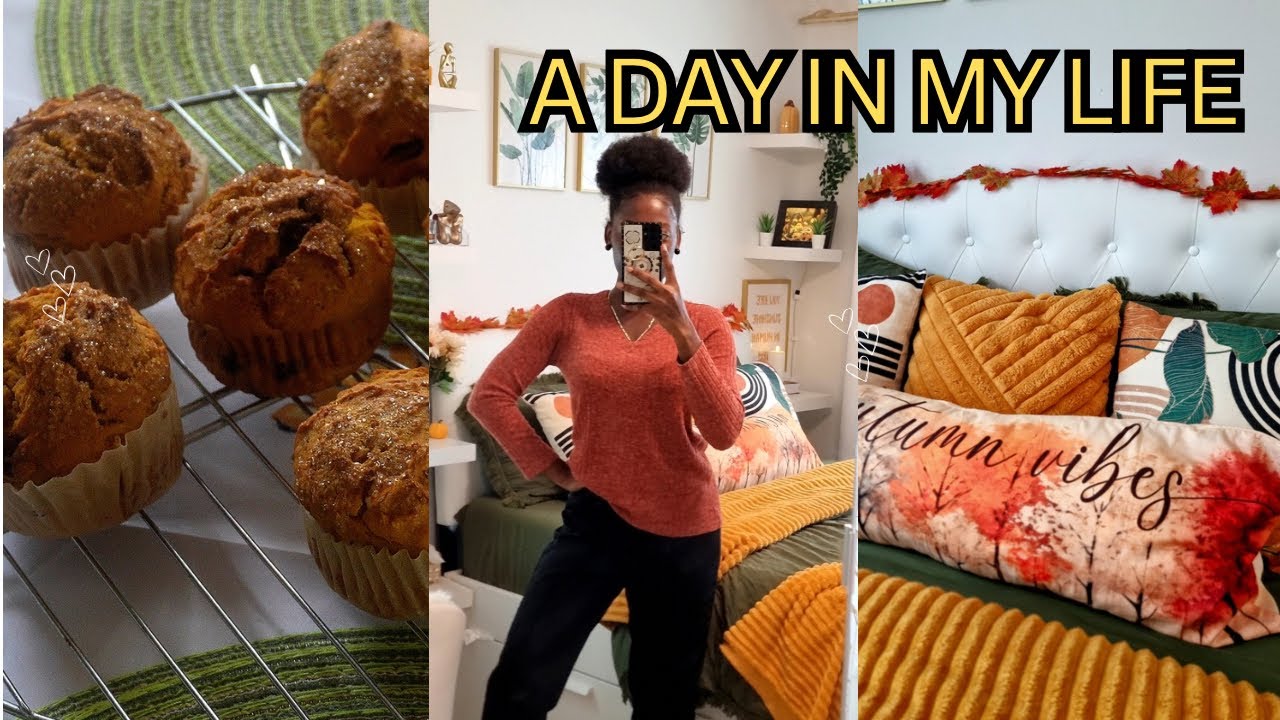 🍂 A COZY FALL DAY IN MY LIFE🍁autumn vibes and baking 🍁