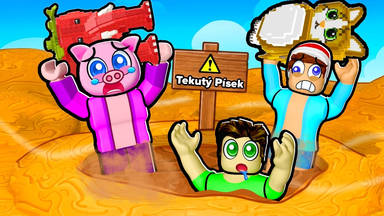 Roblox, ale UTEČ Z TEKUTÉHO PÍSKU pro BRAINROT!