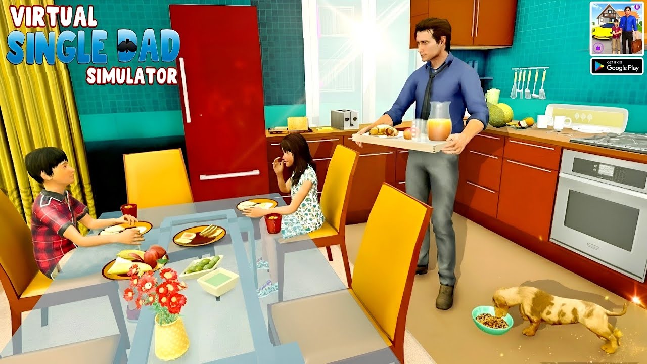 Virtual Single Dad Simulator – Android Gameplay 